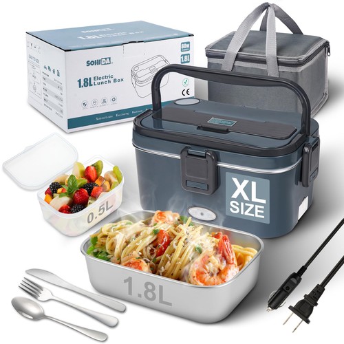 Heated lunch for - 1.8l+0.5l,