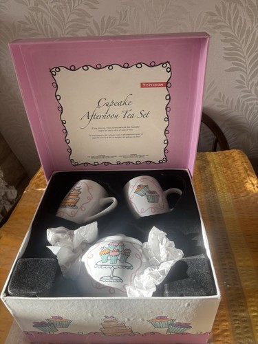 Cupcake afternoon tea set - tea,