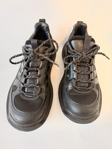Ecco black chunky trainers - ecco,
