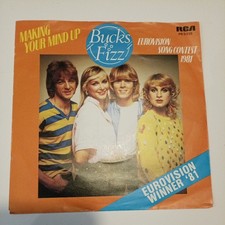 BUCKS FIZZ - MAKING YOUR MIND Netherlands issued  7" SINGLE EUROVISION 81