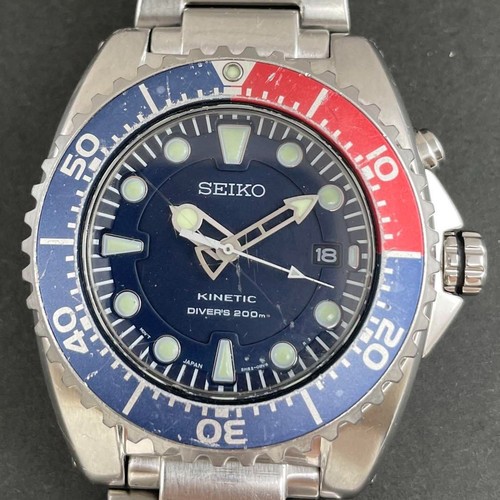 Seiko kinetic 5m62 0bl0 - seiko, 5m62-0bl0