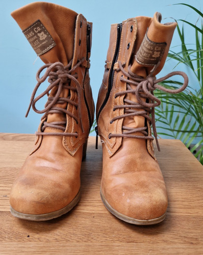 Mustang jeans ankle boots - jeans,