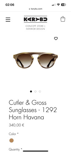 Cutler and gross - cutler, sunglasses
