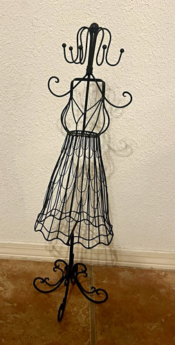 Vintage style black - black, wire