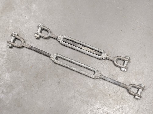 Galvanised turnbuckle open - galvanised,