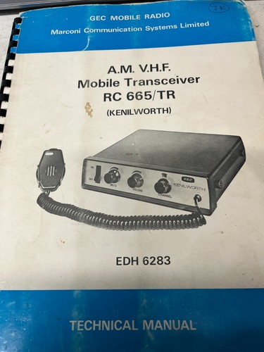 Gec mobile radio vhf - mobile, am/vhf