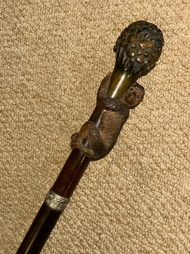 Antique walking stick cane - antique,