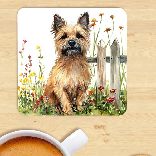 Cairn terrier dog coaster - dog,