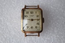 Ladies Vintage 9ct 375 Yellow Gold JW Benson Manual Wind Watch 1953 Weight 11.1g