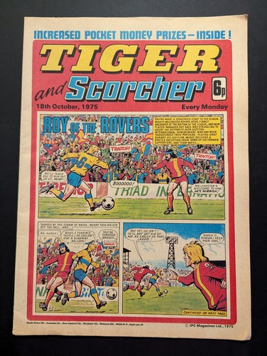 Tiger and scorcher comic - and, 18th