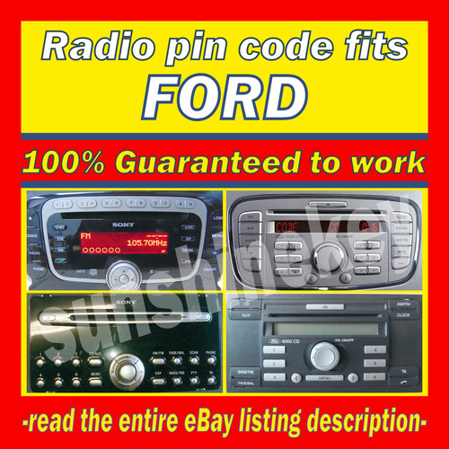 Radio code fits ford ka - radio,
