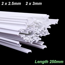250mm ABS Plastic I Beam Girder Rolled Steel Joist Section Model Building DIY