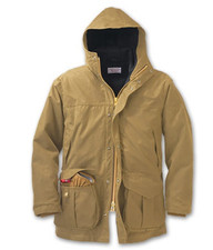 Vintage Filson SHELTER CLOTH FOOTHILLS PARKA-Tan-Style# 10070 Wool Lined WS XL