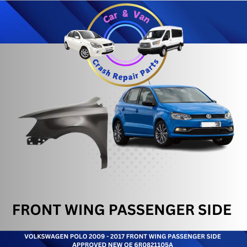 New left front wing fender - front,