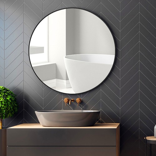 80cm gold round wall mirror - wall,