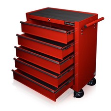 102 US PRO RED TOOLS MECHANICS TOOL CHEST BOX ROLLER CABINET 5 DRAWERS