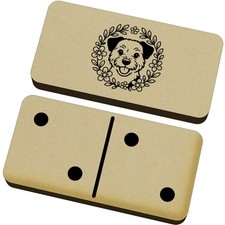 'Border Terrier Floral Wreath'