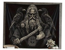 ODIN RAVEN VIKING FLAG NORSE