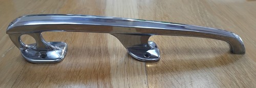 1960 vintage boat chrome bow - boat,