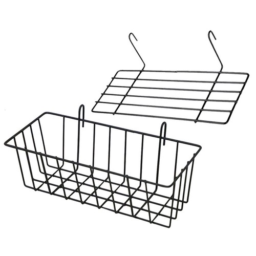 Wrought iron storage rack - iron,
