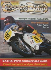 Classic Bike magazine October 1986 featuring Matchless, Triumph