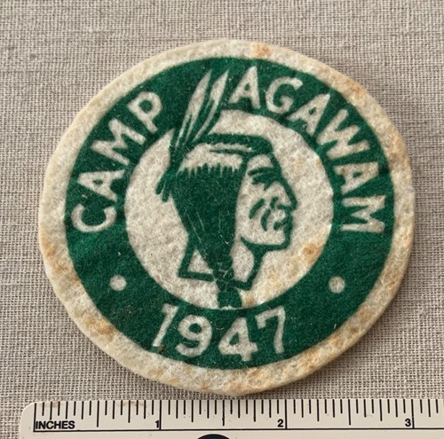 Vintage 1947 camp agawam - 1947, boy