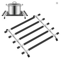 Kitchen Trivet Stand Stainless Steel Kitchen Worktop Protector Heat Resistant
