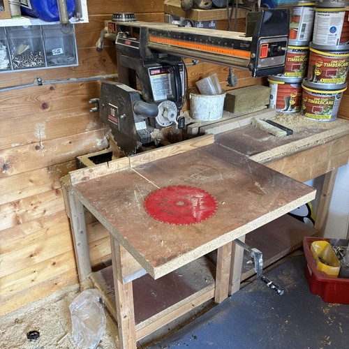 Radial arm saw cross cut - radial,