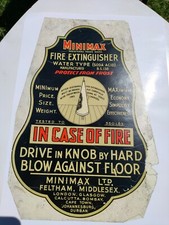 Fire extinguisher sticker