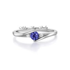 Blue Tanzanite Ring, Lab