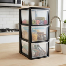 3 Tier Medium Tower Plastic