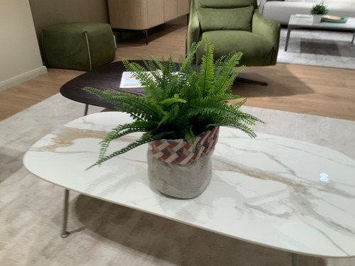 Natuzzi fabric storage - fabric, pot