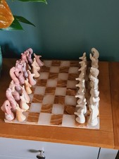 Vintage Chess Set Onyx