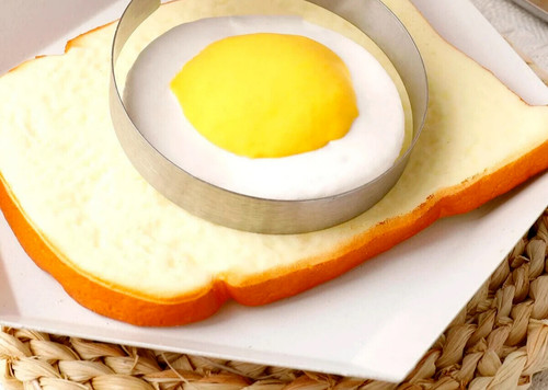 New silver egg - silver, frying
