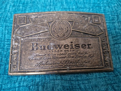 Budweiser belt buckle - budweiser,
