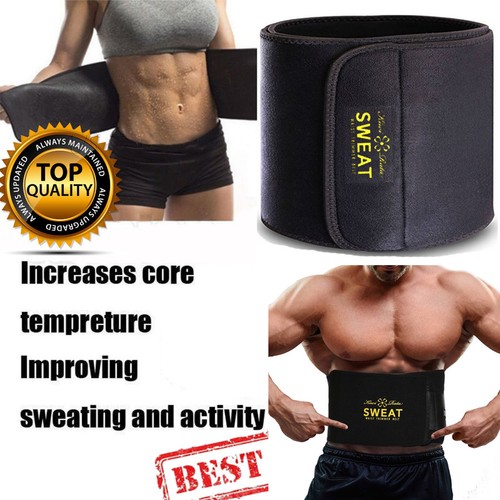 Waist trimmer belt sweat wrap - belt,