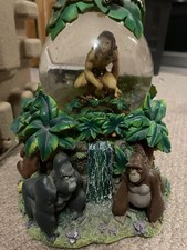 Disney Tarzan Musical Snow Globe “ Two Worlds” Jungle Theme