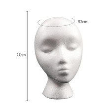 1pc Practical Male Foam Mannequin Head Model Hat Wig Glasses Display Stand Racks