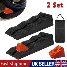 2Set Heavy Duty Caravan Levellers 5.5T RV Trailer Motorhome Levelling Block Ramp