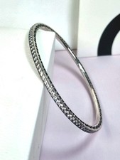 Pandora Twinkling Forever Bangle 19cm-Excellent With Packaging, Retired-590511CZ