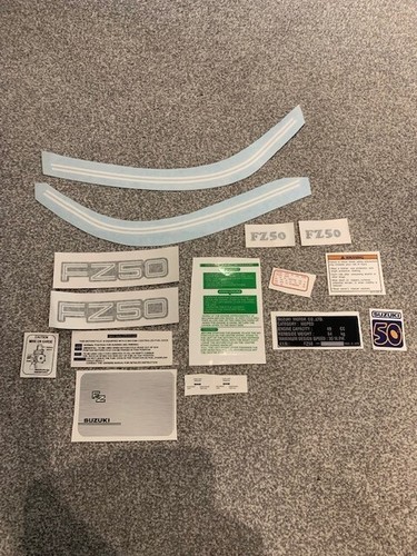 Suzuki fz50 decal set - suzuki,