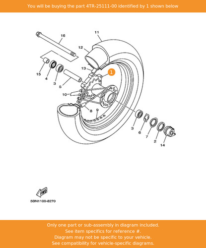Yamaha hub front - yamaha,