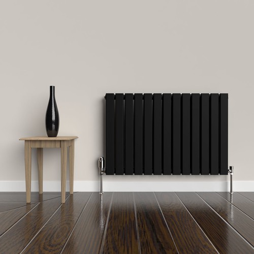 Lux heat flat - black, horizontal