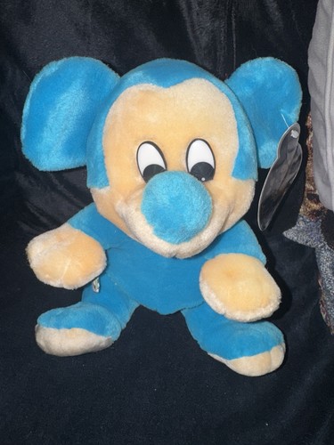 Vintage nuzzlers bright blue - vintage,