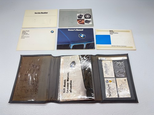 Bmw e34 1991 owners manual - bmw,