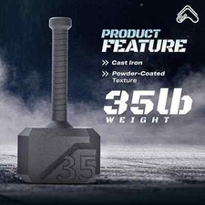 Tribe WOD Thor Hammer Kettlebell 16kg 35lb Cross Training Workout Equipment