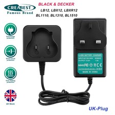 Charger For Black&Decker 10.8/12V Li-ion Battery LB12 LBX12 LBXR12 BL1310 BL1510