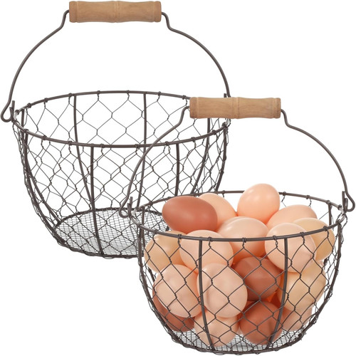Pcs wire egg baskets - wire,