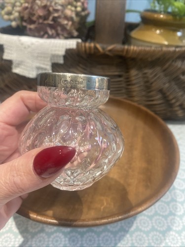 Antique hallmark silver rimmed - antique,