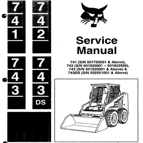 Service manual for bobcat - for,